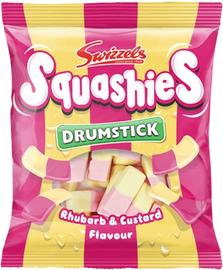 Swizzels Squashies Rhubarb & Custard