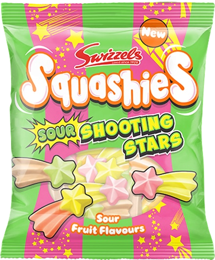 Swizzels Squashies Sour Shooting Stars